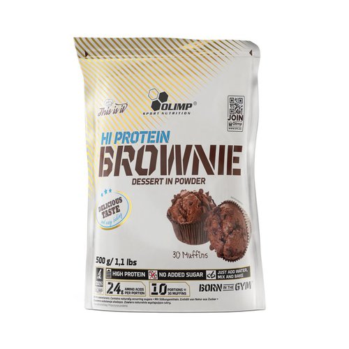Olimp Hi Protein Brownie Backmischung 3680  pro 1 kg