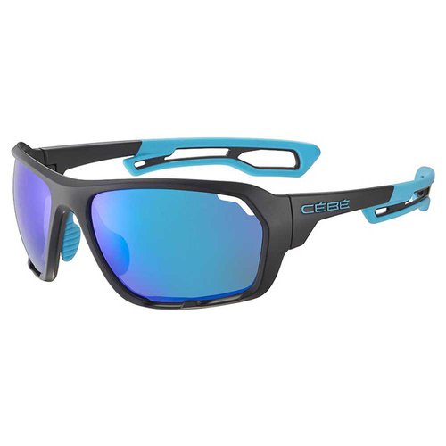 Cebe Upshift Mirror Sunglasses Schwarz Grey Zone Blue Flash MirrorCAT3