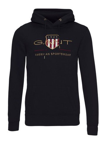 Gant Hoodie ARCHIVE SHIELD HOODIE mit plakativer Markenlogo-Stickerei