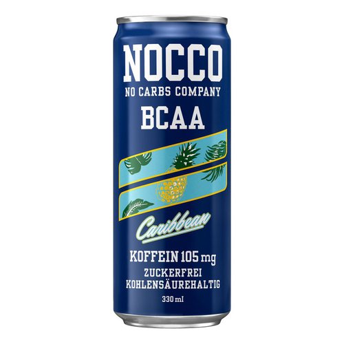 NOCCO BCAA  Einzel 330ml  Caribbean 758  pro 1 l