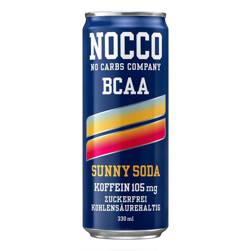 NOCCO BCAA  Einzel 330ml  Sunny Soda 758  pro 1 l