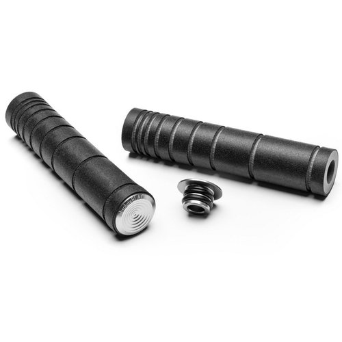 Absolute Black Dual Density Mtb Silicone And Aluminium Plugs Griffe