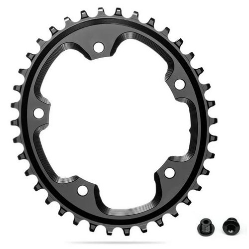 Absolute Black Oval 1x With Bolts 110 Bcd Kettenblatt