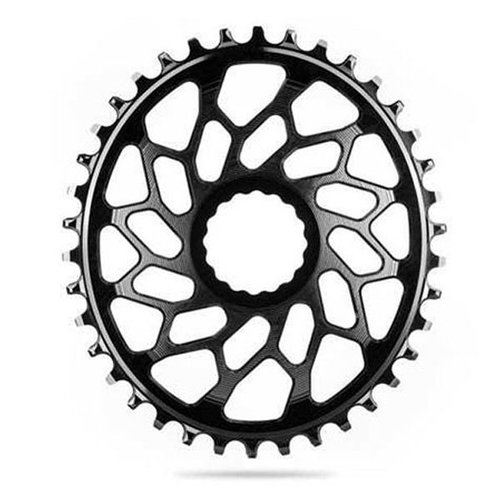 Absolute Black Oval Easton Gravel Direct Mount Chainring Schwarz 38t