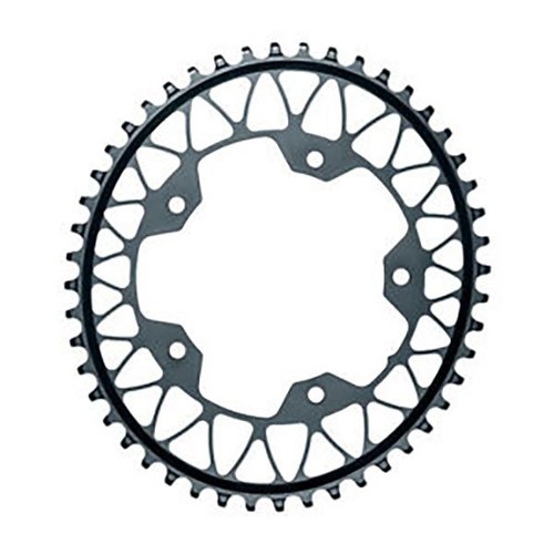 Absolute Black Oval 1x 110x5 With Bolts Kettenblatt