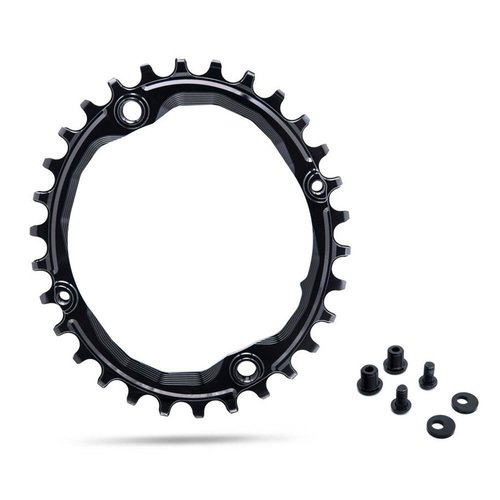 Absolute Black Oval Integrated Thread 104 Bcd Kettenblatt