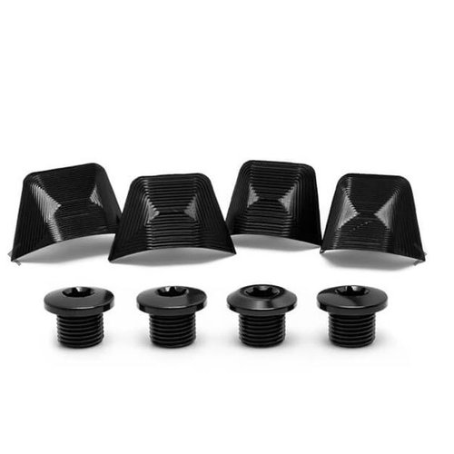 Absolute Black Ultegra 8000 Covers With Bolts Kettenblattschraubensatz