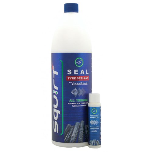 Squirt Cycling Products Beadblock 1l Tubeless Sealant Weiß,Blau