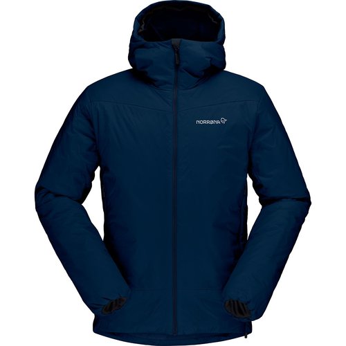 Norrona Herren Falketind Thermo 60 Hood Jacke (Größe L, Blau)