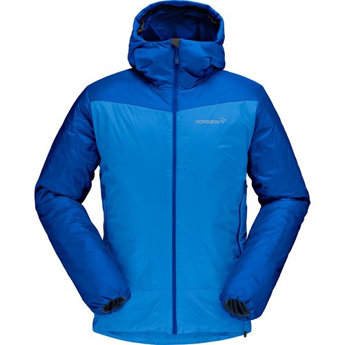 Norrona Herren Falketind Thermo 60 Hood Jacke (Größe M, Blau)