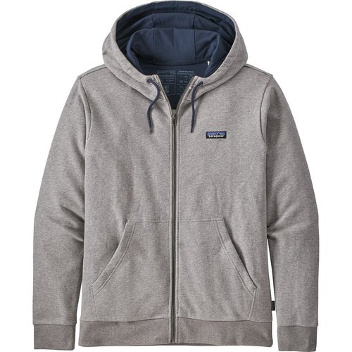 Patagonia Herren P-6 Label French Terry Full-Zip Hoodie (Größe S, Grau)