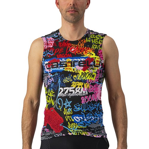 Castelli Graffiti Pro Mesh Cycling Sleeveless Base Layer - Baselayer