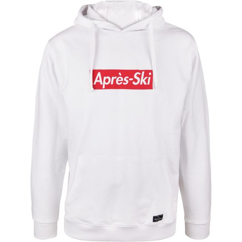 alprausch Herren Apres Ski Hoodie (Größe S, Weiß)
