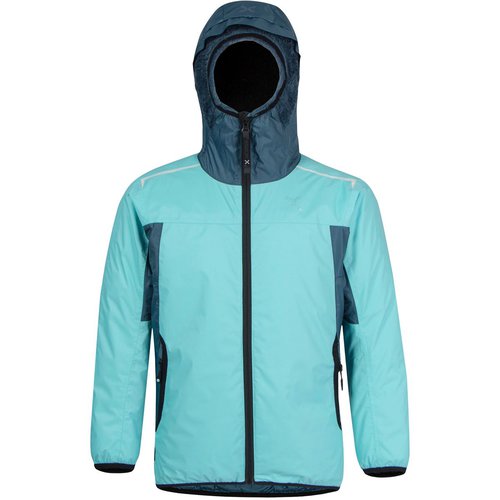 montura Kinder Nevis Jacke (Größe EU 125, Blau) Polartec®, PrimaLoft®, DWR Imprägnierung