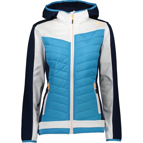 CMP Damen Hoodie Hybrid Jacke (Größe XS, Blau)