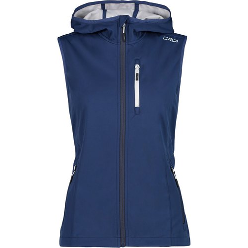 CMP Damen Softshell Hoodie Weste (Größe XL, Blau)