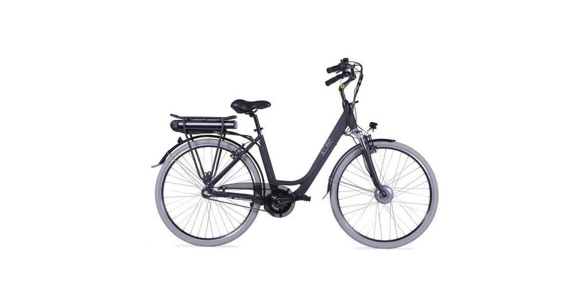 Llobe City E Bike Metropolitan Joy Schwarz 8ah