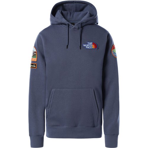 The North Face Damen Novelty Patch Hoodie (Größe XS, Blau)