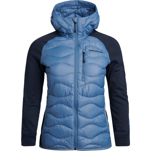 Peak Performance Damen Helium Hybrid Hoodie Jacke (Größe XS, Blau)