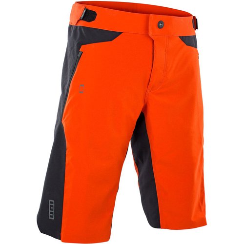 ION Herren Scrub Mesh_Ine MTB Hose kurz (Größe M, Orange)