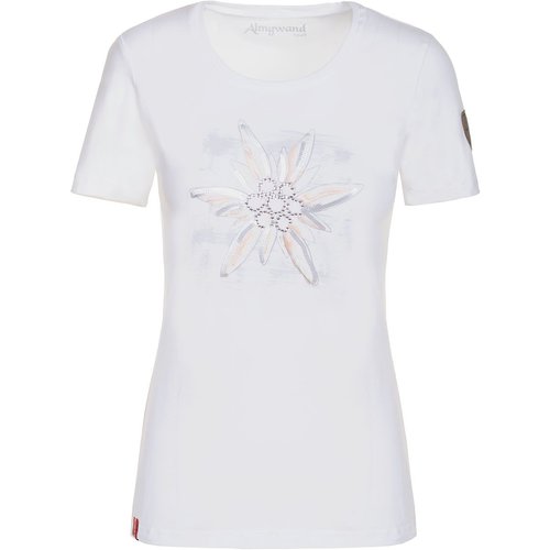 Almgwand Damen Heinreichalm T-Shirt (Größe XS, Weiß)