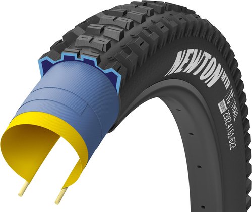 Goodyear Newton Trail Tubeless MTB-Hinterreifen (schwarz, 2,4" 27). - Black