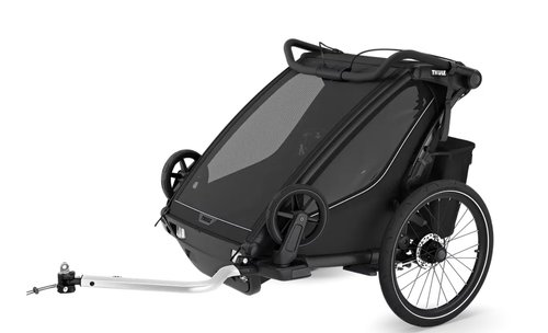 Thule Chariot Sport 2 double - Kinderfahrradanhänger - Black - 2024