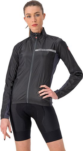 Castelli Squadra Stretch Radjacke Frauen - Light Black/Dark Grey