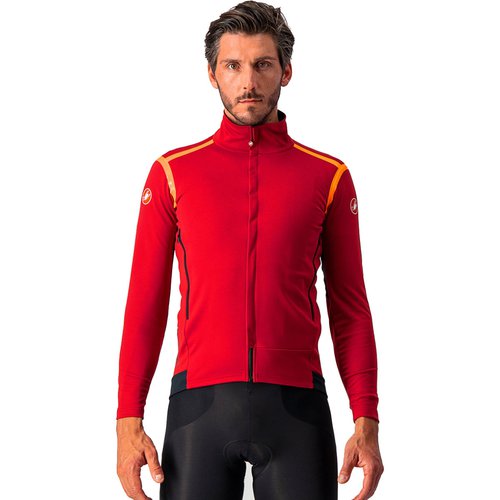 Castelli Perfetto ROS Radtrikot (langarm) - Pro Red/Brilliant Orange