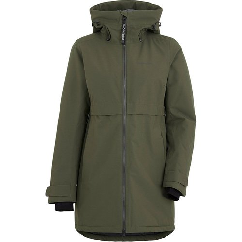Didriksons Damen Helle 4 Parka (Größe XXL, Oliv)