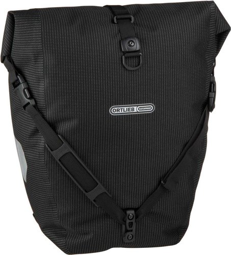 Ortlieb Back-Roller High Visibility Single QL2.1  in Schwarz (20 Liter), Fahrradtasche