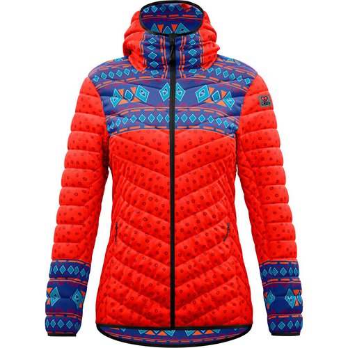 Crazy Idea Damen Summit Jacke (Größe L, Rot)