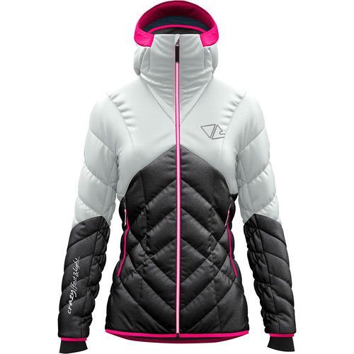 Crazy Idea Damen Electra Jacke (Größe L, Weiß)