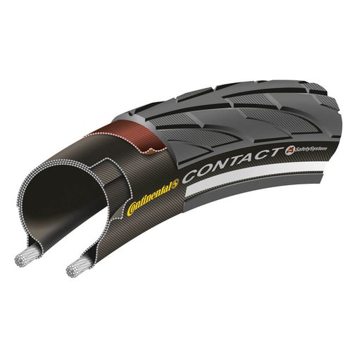 Continental Contact Clincher Rennradreifen - schwarz/Reflex - 700C x 32mm