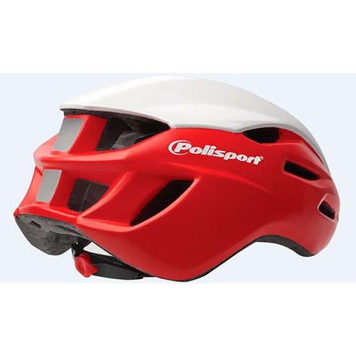 Polisport Bike Aero R Helmet Rot,Weiß M