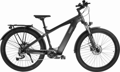 HAWK Bikes E-Bike »HAWK E-Urban SUV«, 9 Gang Shimano Alivio Schaltwerk, Mittelmotor 250 W