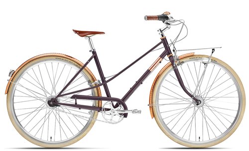 Creme Caferacer Lady Doppio - 28 Zoll 7N Trapez - Pinot Noir - 2024