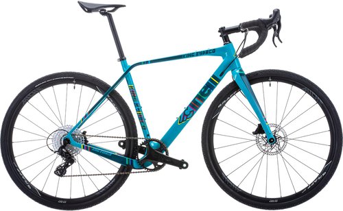 Cinelli King Zydeco Ekar 13x Gravel Bike (2022) - Turquoise