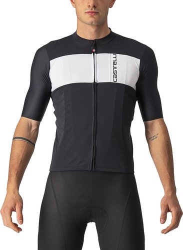 Castelli Prologo 7 Radtrikot - Light Black/Silver Grey/Ivory