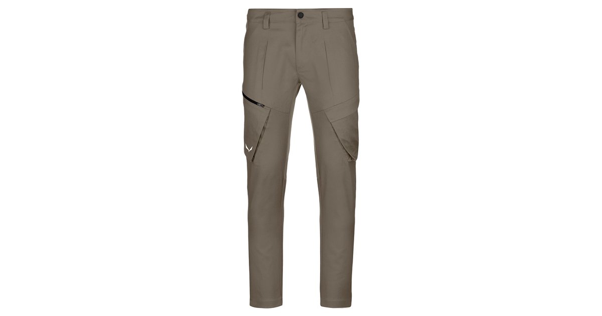 Salewa Herren Puez DST Warm Cargo Hose – Softshell Trekkinghose, Wind- & Wasserabweisend