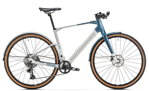 Mondraker DUSTY X - 28 Zoll 350Wh 12K Diamant - Grau Grün - 2025