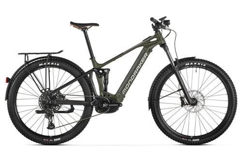 Mondraker Chaser X - 29 Zoll 625Wh 12K Fully - Military Silber Schwarz - 2024