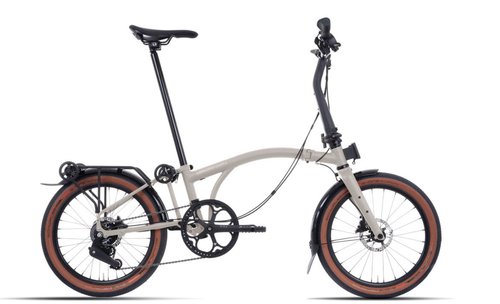 Brompton G Line Roller Frame - 20 Zoll 8K Faltrad - Traildust White - 2025