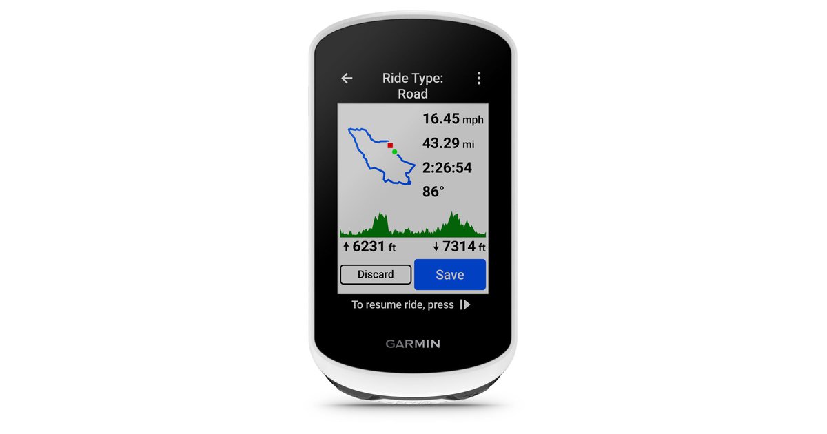 Garmin Edge Explore 2 Power GPS Cycle Computer Black/White