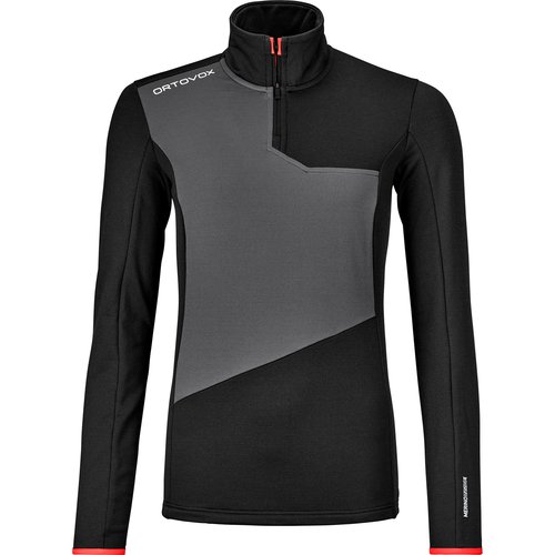 Ortovox Damen Fleece Light Zip Neck Longsleeve
