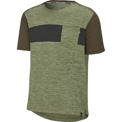 IXS Flow X SS Jersey 2.0 - Olive/Dark Olive