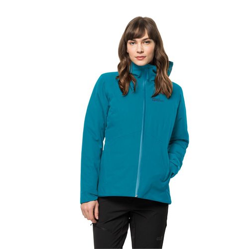 Jack Wolfskin Wisper Ins Jacket Women Wasserdichte Winterjacke Damen XS freshwater blue freshwater blue
