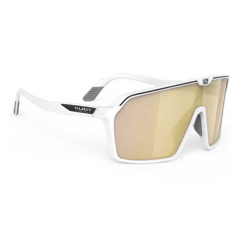Rudy Project Spinshield Brille Weiß mit Gold Gläsern