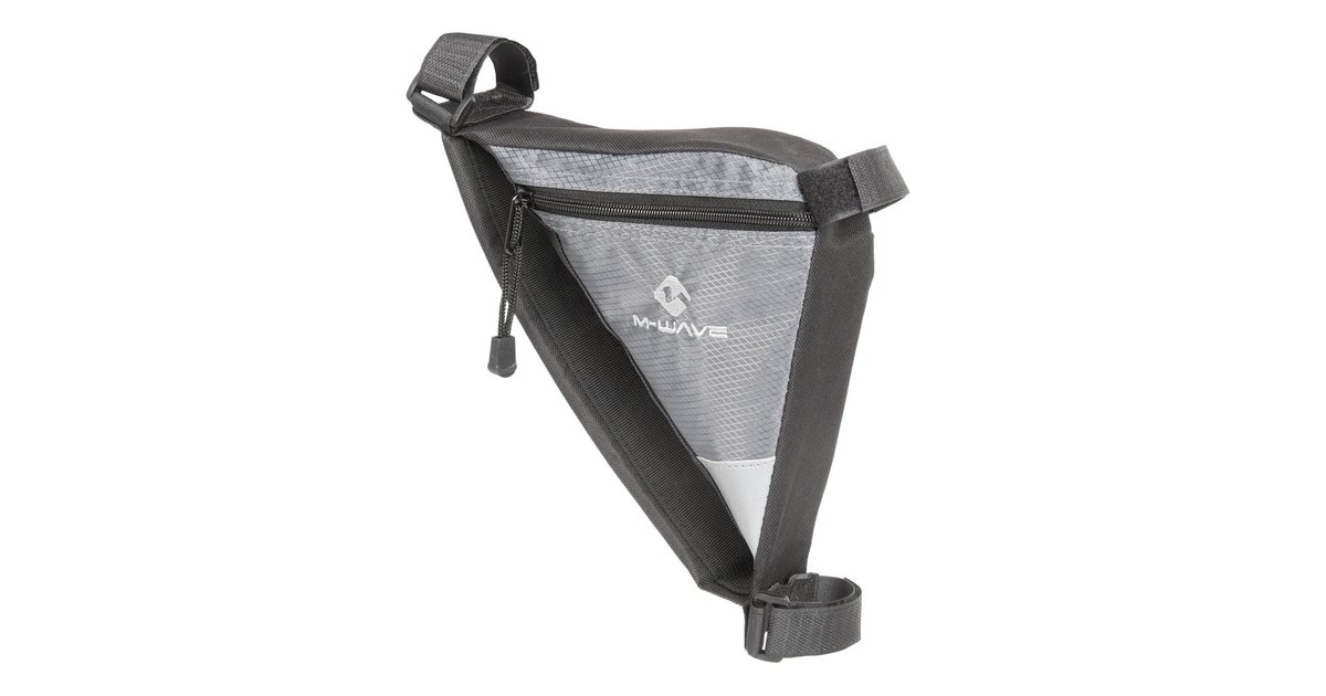 M-Wave Rotterdam L - Sac De Selle Vélo Grand Volume 17x8x8 Cm Imperméable Réfléchissant