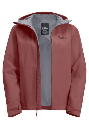Jack Wolfskin Highest Peak 3L Jacket Women Hardshell-Regenjacke Damen M red apple butter